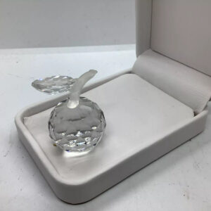 Crystal Asfour 904/17 Crystal Apple Figurine, Brand New, box