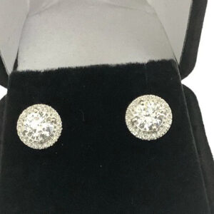 Diamond Stud 1.15ct. Lab Grown Diamond Earrings Screw Back