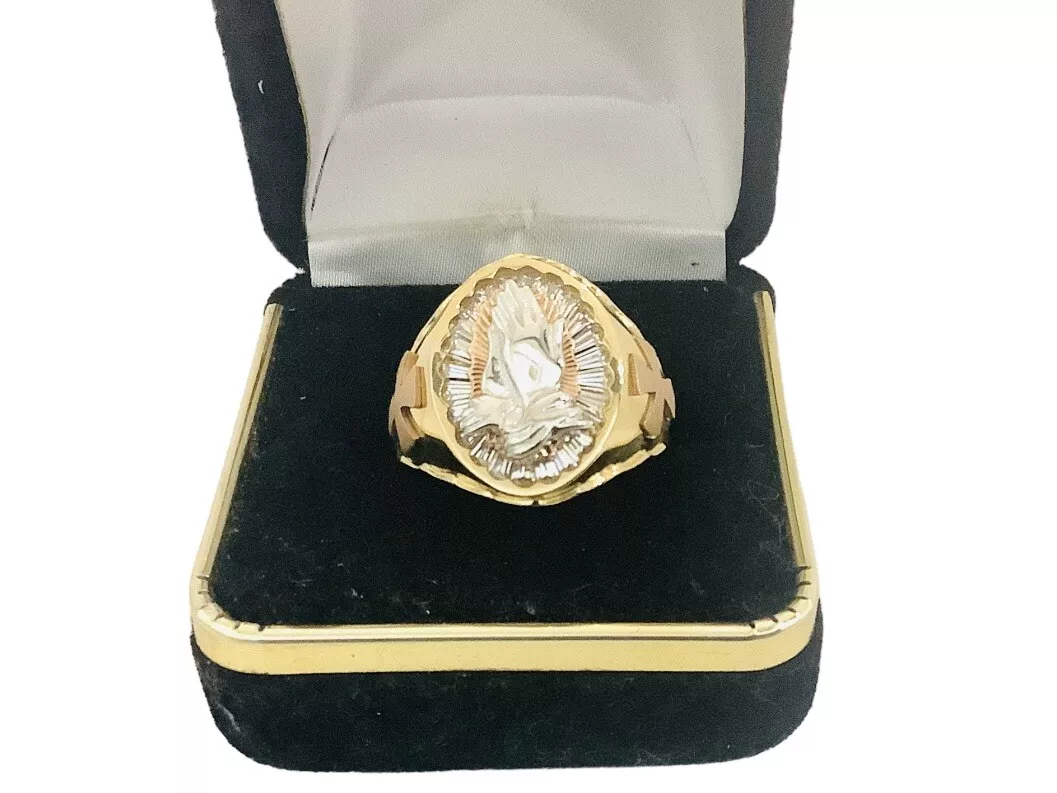 Praying Hand Men’s Ring Statement - Image 2