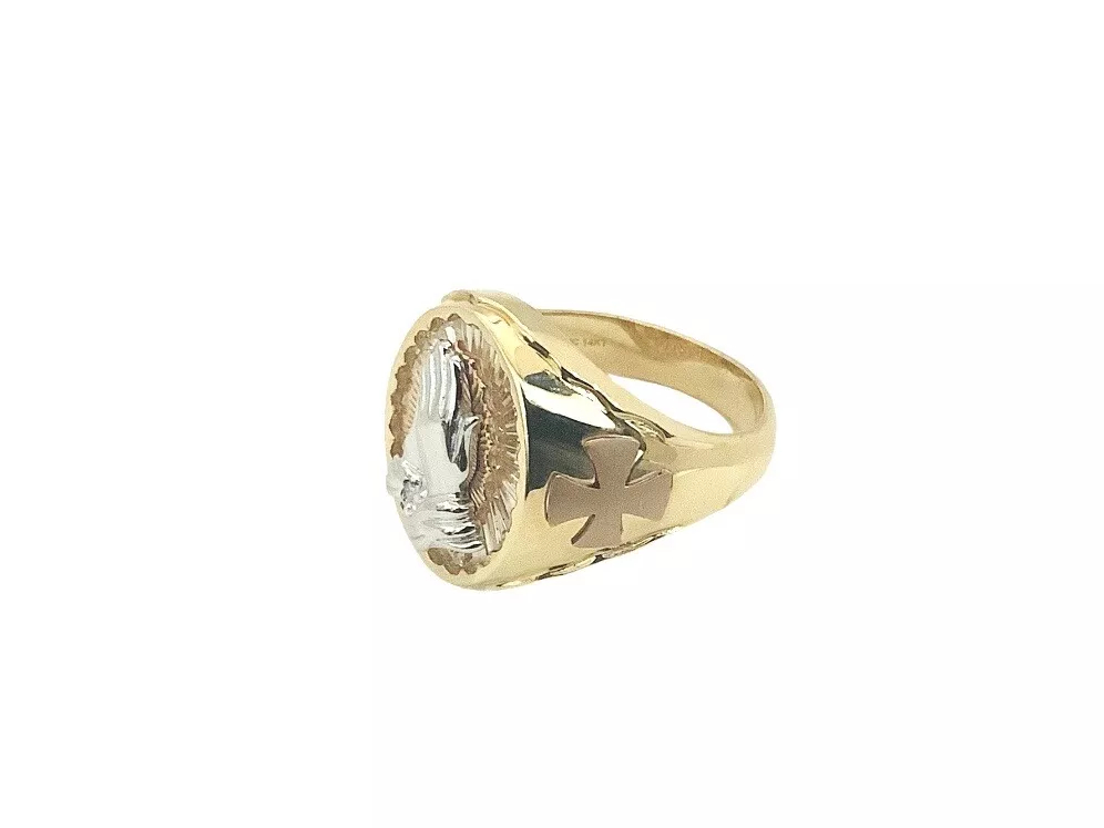 Praying Hand Men’s Ring Statement - Image 5
