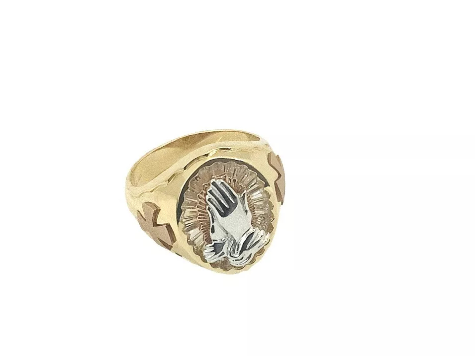 Praying Hand Men’s Ring Statement - Image 6