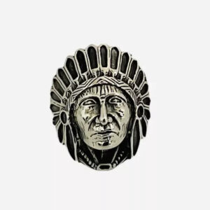 Indian Chief, Head Medium Size Men's Ring
