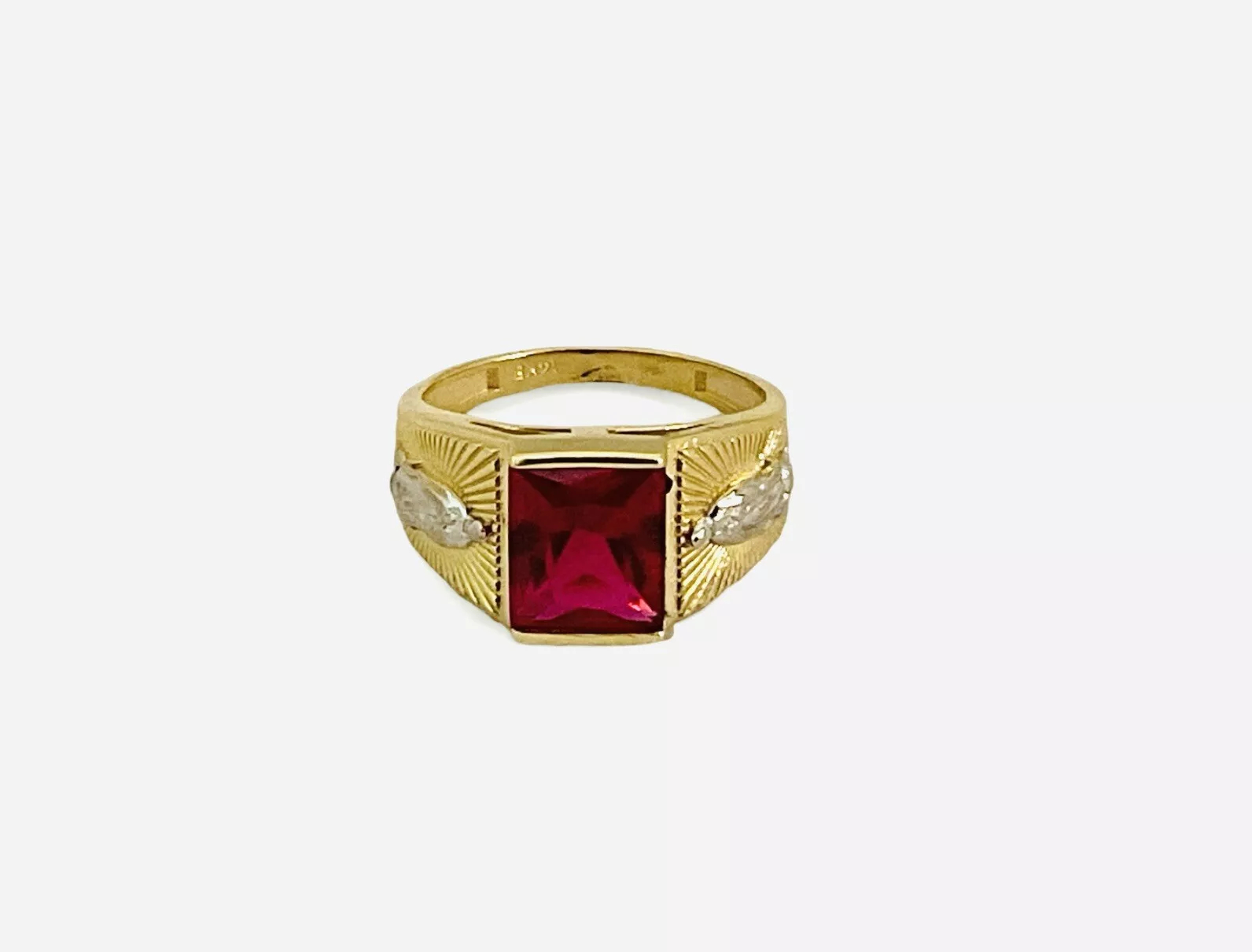Vintage Gemstone Men’s Statement Ring