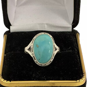 Sleeping Beauty Turquoise Gemstone Ring