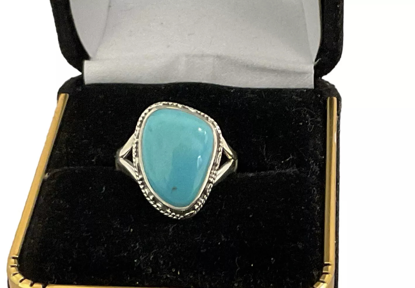 Sleeping Beauty Turquoise Gemstone Ring