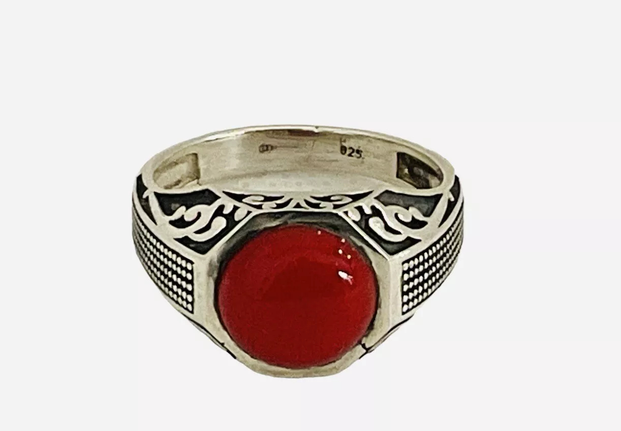 Red Coral Ring