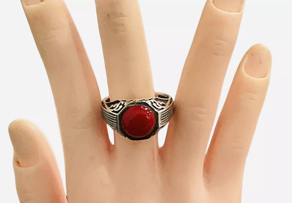 Red Coral Ring - Image 3
