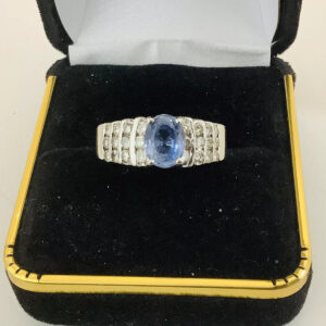Tanzanite 1ct, Diamonds Ring