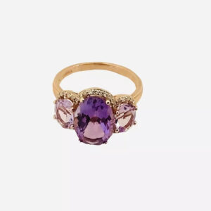 Amethyst Gemstone Ring