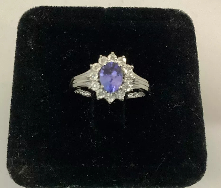 Tanzanite Diamonds, Gemstone ring - Image 2