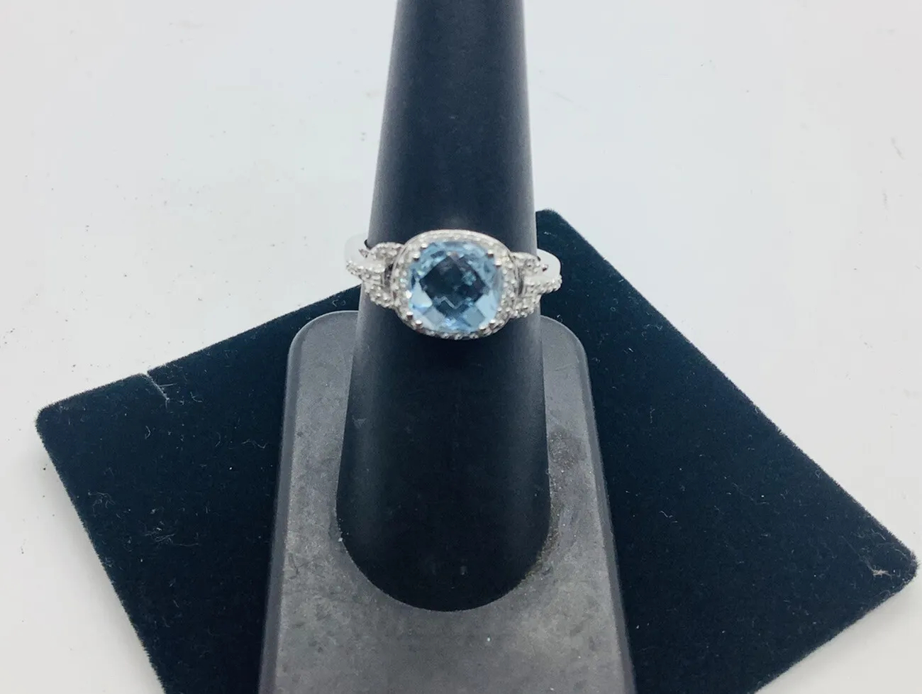 Blue Topaz Gemstone Ring