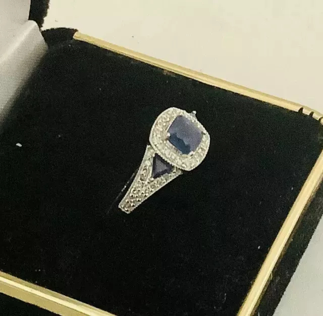 Sapphire, diamonds, gemstone ring - Image 3