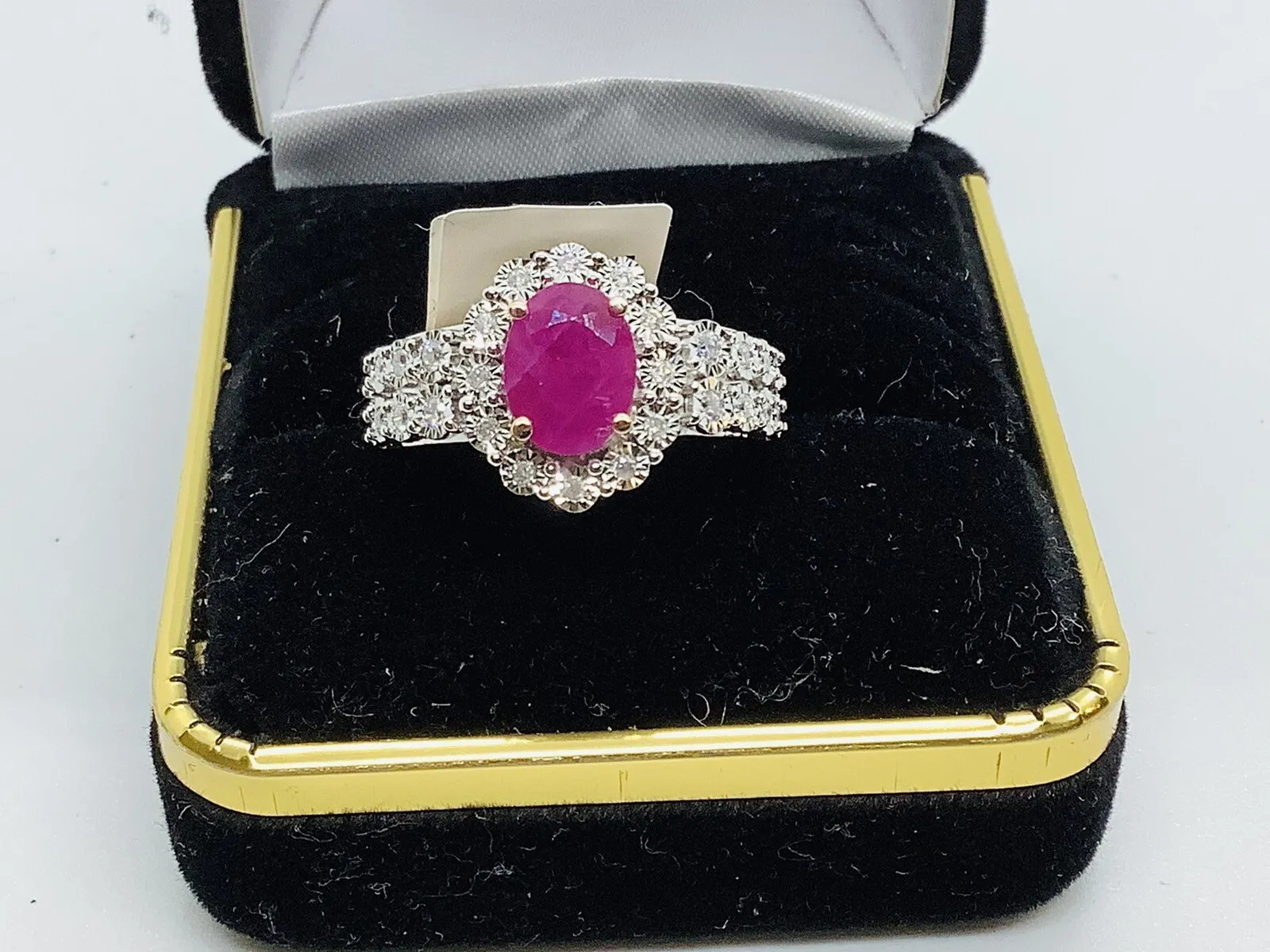Ruby Diamonds, Gemstone Ring