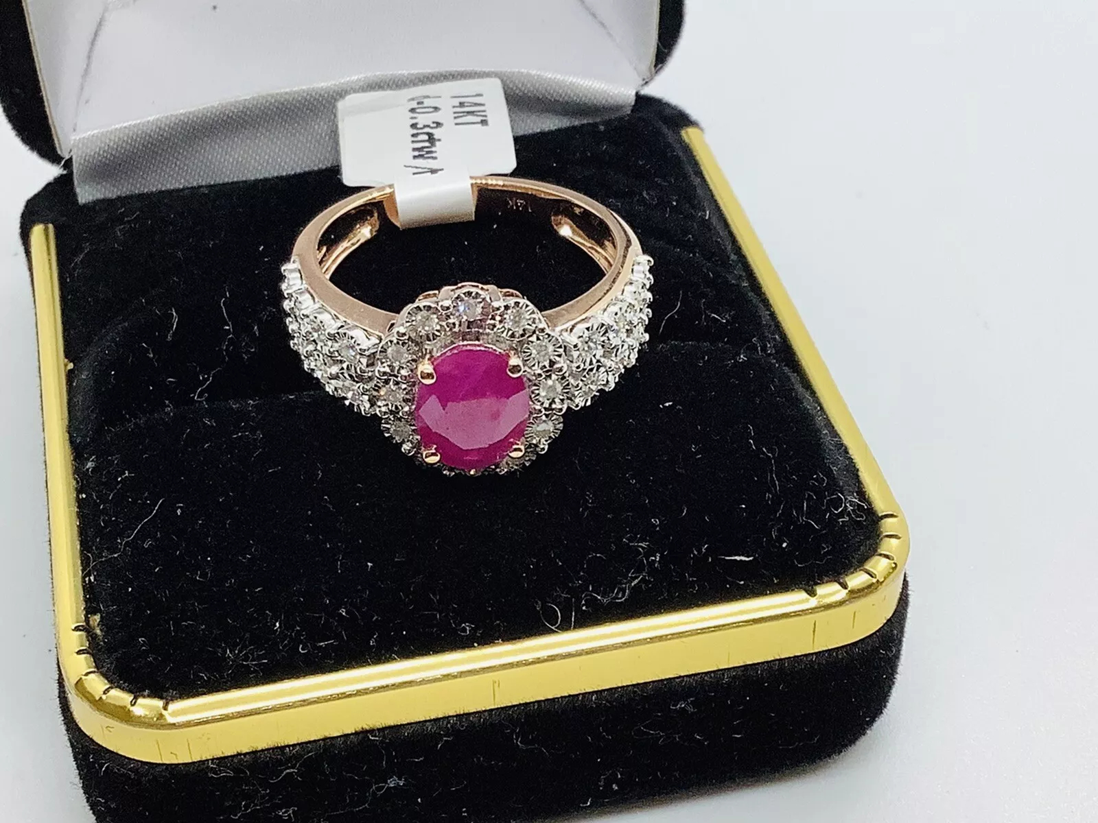 Ruby Diamonds, Gemstone Ring - Image 2
