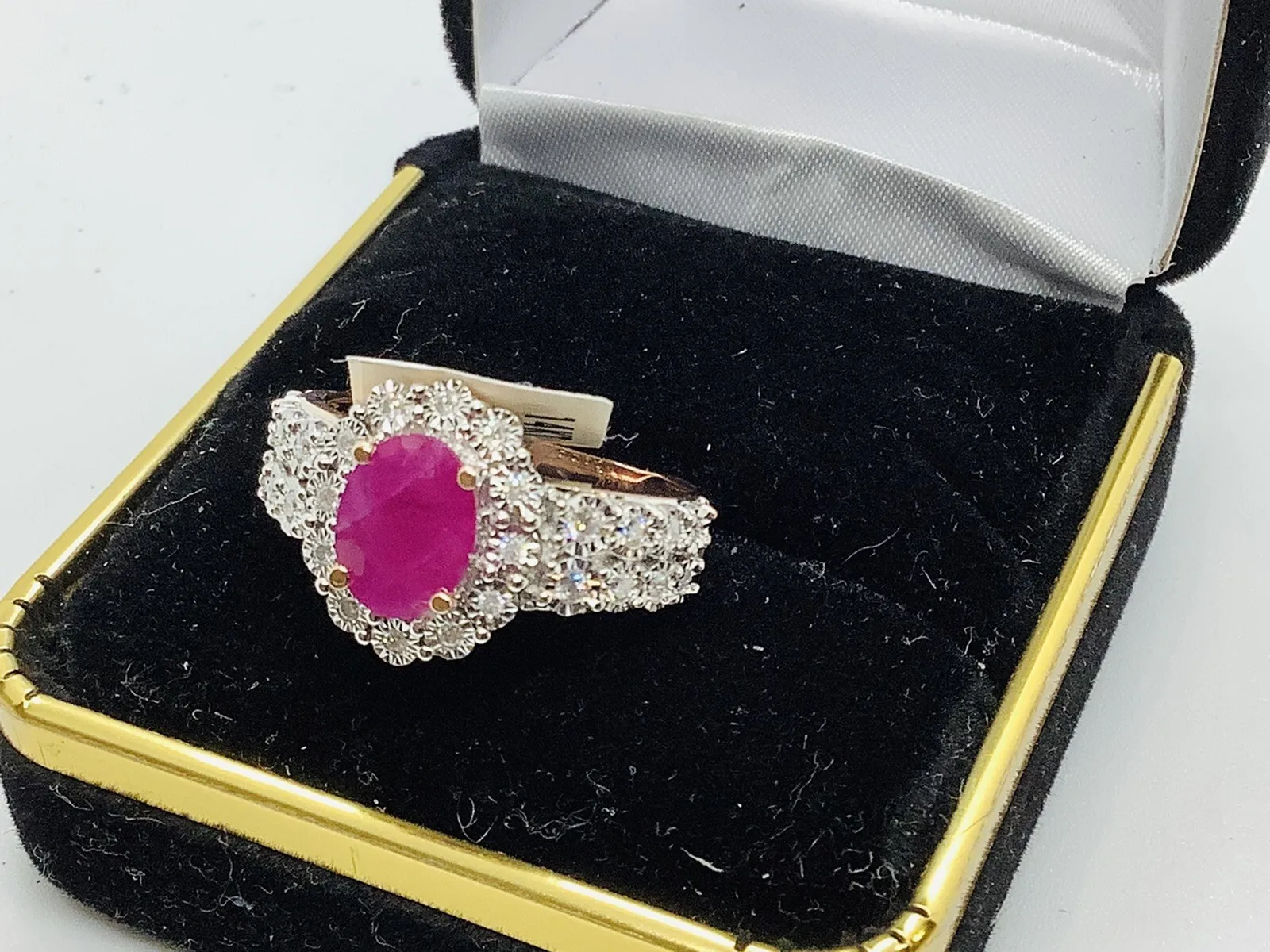 Ruby Diamonds, Gemstone Ring - Image 3