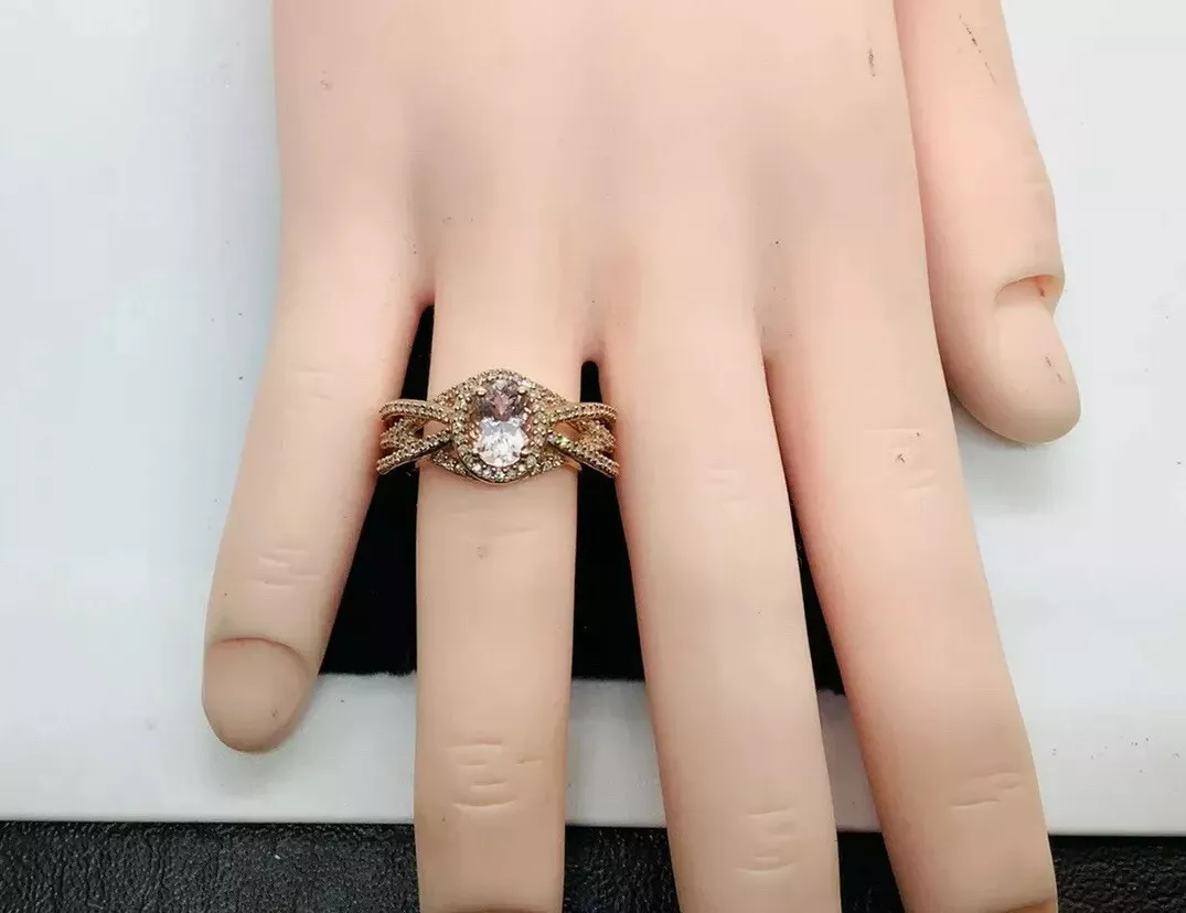 Morganite, Diamonds, Gemstone Ring - Image 4