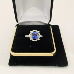 Majestic Tanzanite Gemstone Ring