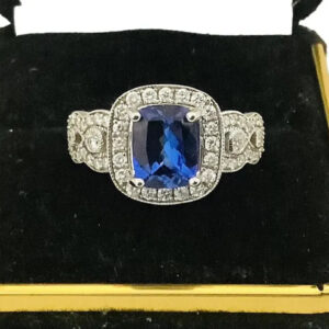 2ct Tanzanite, Diamonds Statement Gemstone Ring