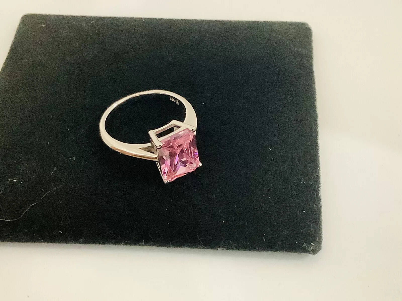 Pink Topaz Cocktail Gemstone Ring - Image 3