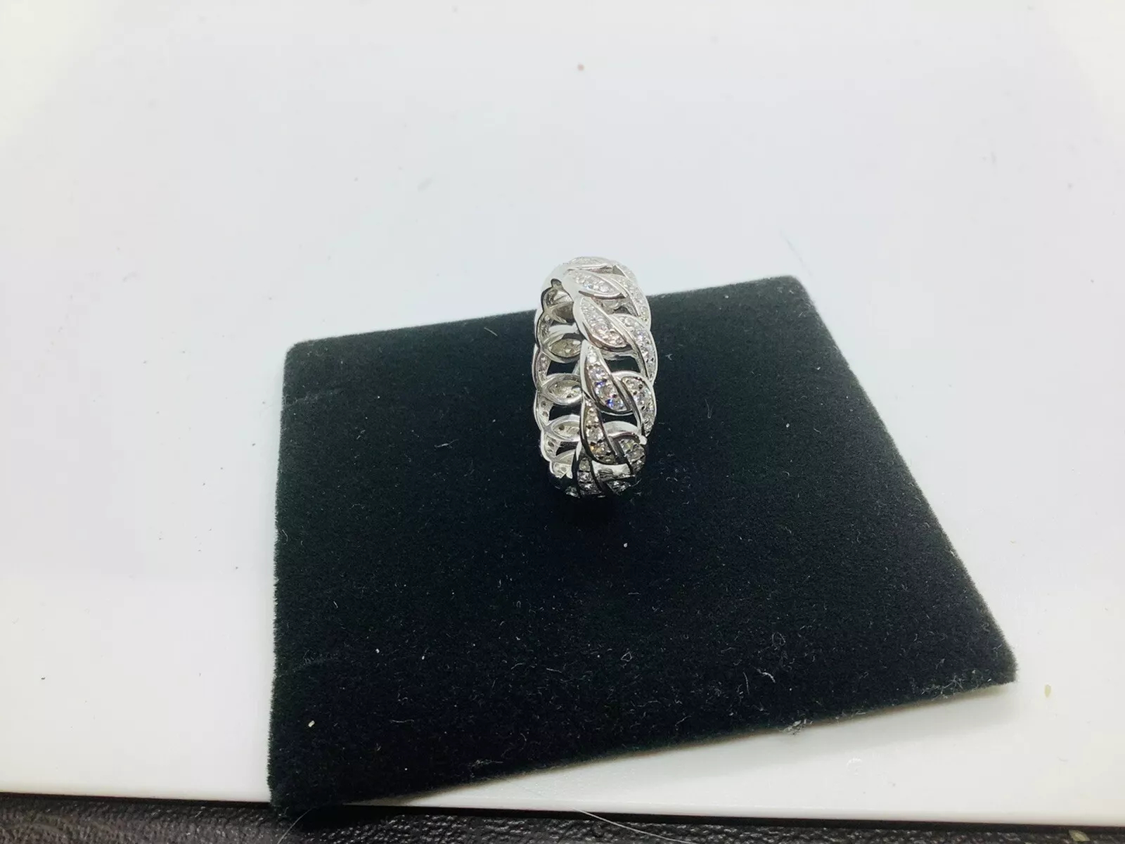 Micro Pave, Eternity Men’s Wedding Anniversary Band - Image 2