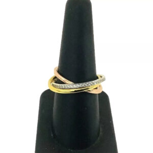 Tri-Color Trinity Rolling Ring