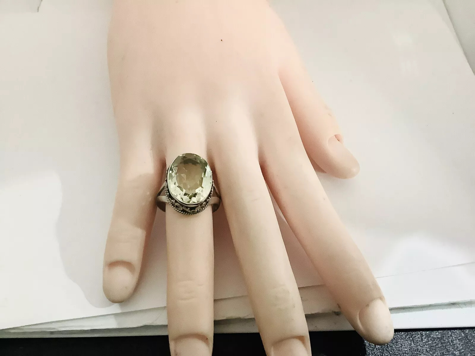 Golden Topaz, 8ct, Gemstone Ring - Image 4
