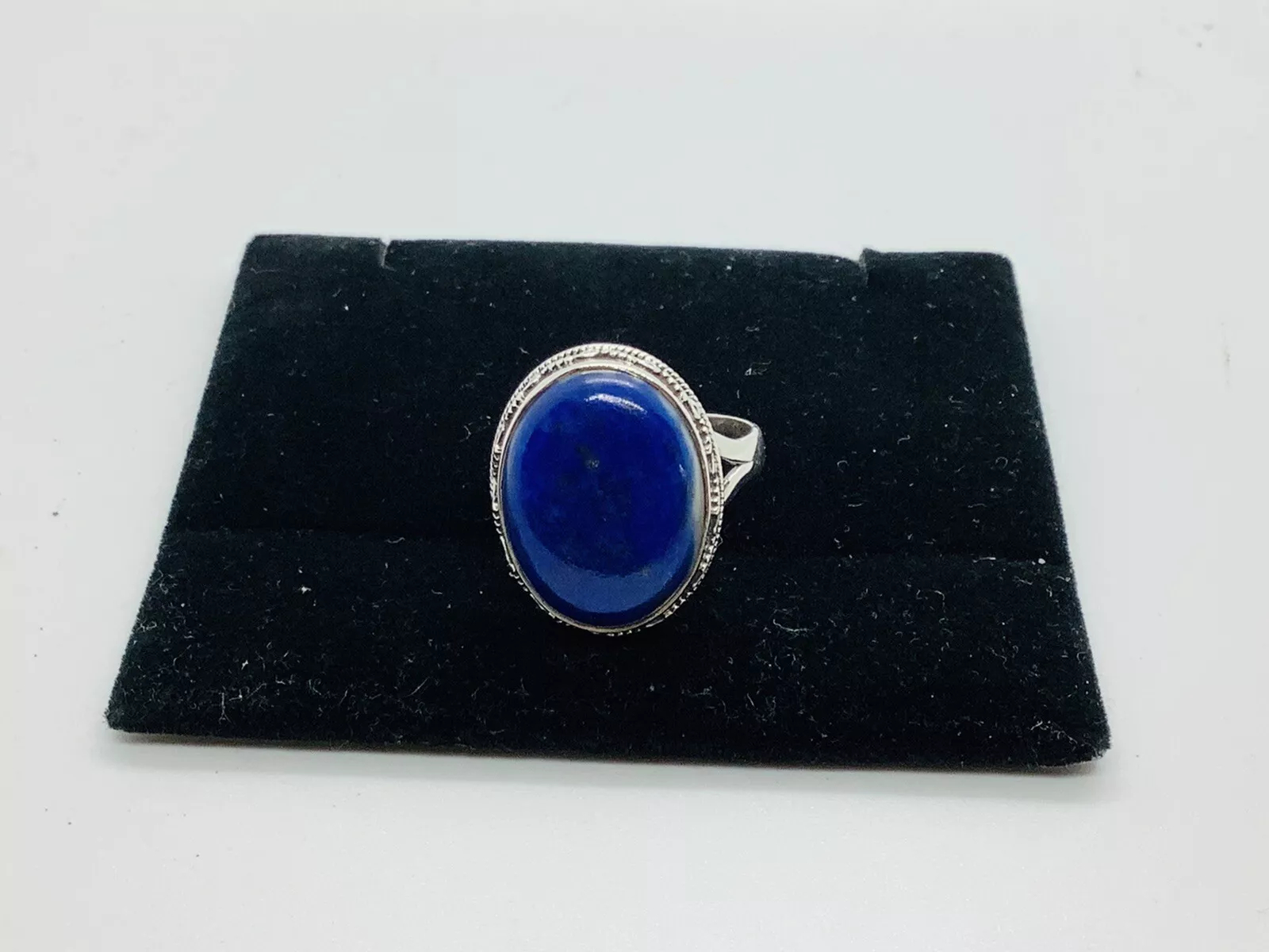 Lapis Lazuli, Silver Handcrafted Ring