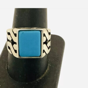 Blue Turquoise, Gemstone Ring
