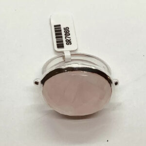 Pink Quartz 6 Carat, Handmade Gemstone Ring