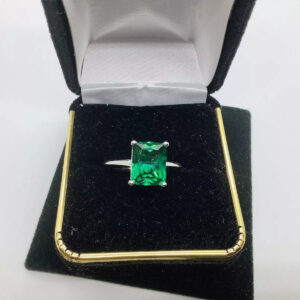 3ct Chrome Diopside Gemstone Ring