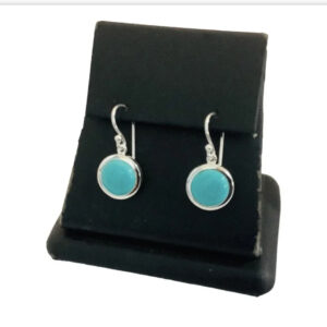 Sleeping Beauty Turquoise, Damgle Gemstone Earrings