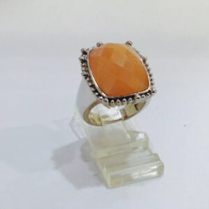 Pink Agate, Handcrafted Artisan Ring