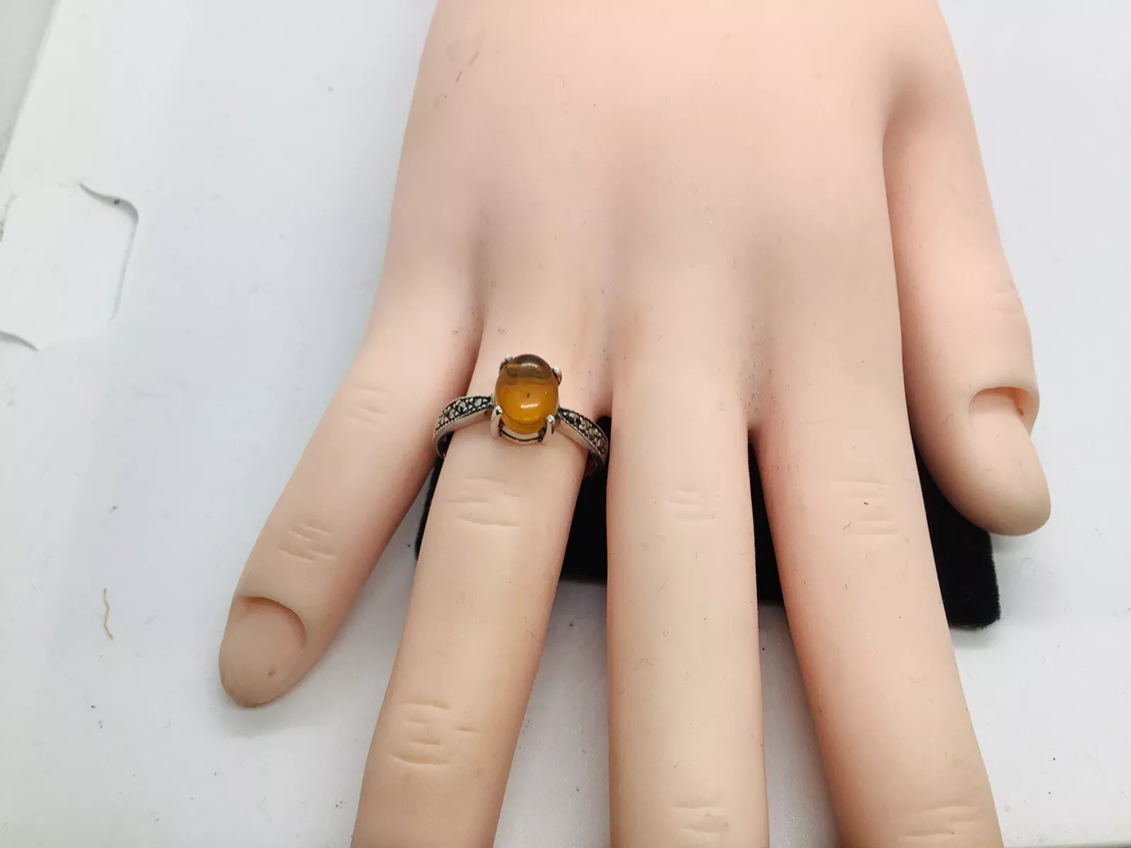 Amber Gemstone Ring - Image 2
