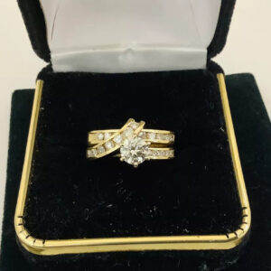 Vintage, Diamonds 1.25ct, Engagement, Wedding Ring
