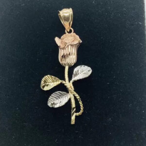 large Rose, flower pendant