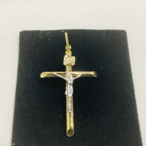 Shimmering Medium Size Cross Crucifix Pendant