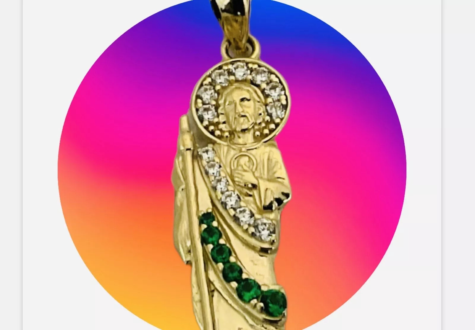 Saint Jude Small Size Pendant - Image 2