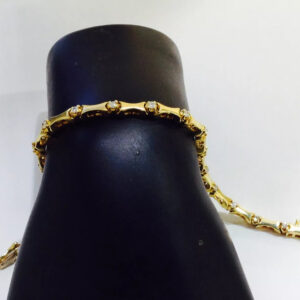 Vintage tennis Line Bracelet, 7"
