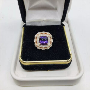Amethyst, Vintage Gemstone Ring