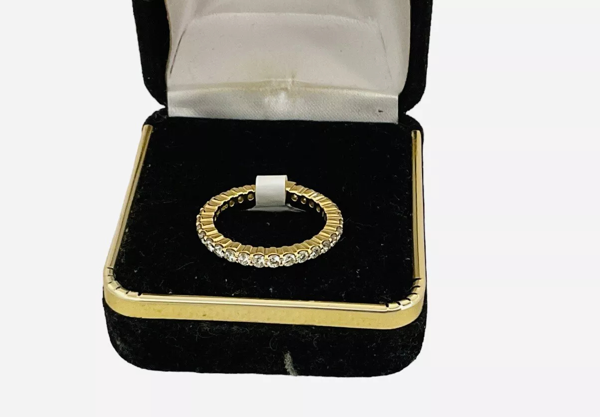 1ct TW Eternity Vintage Wedding Band Ring - Image 3