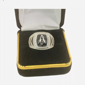 Masonic Ring, Black Onyx
