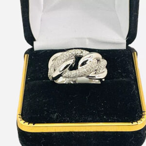 .65 ct tw Diamond Weave Braid Cocktail Ring