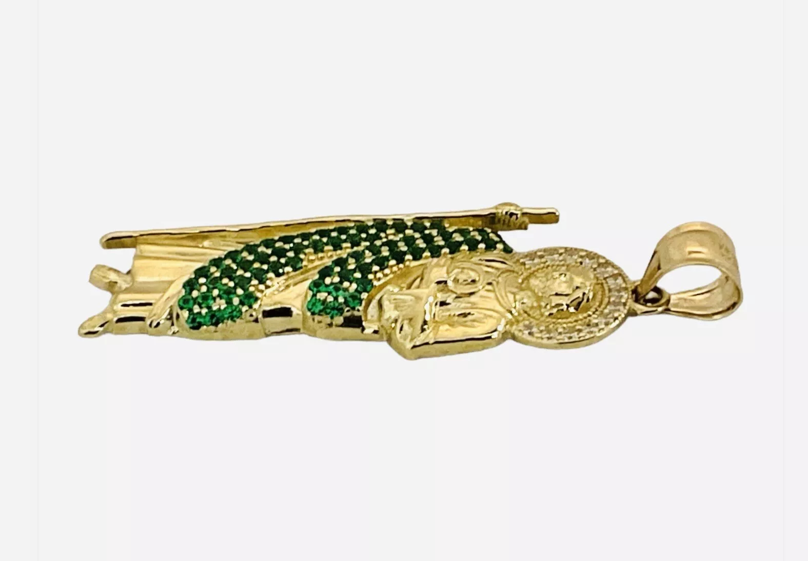 14k Gold Saint Jude Large Size Pendant - Image 2